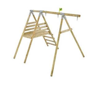 TP Knightswood Wooden Single & Deck Swing Frame - FSC<sup>&reg;</sup> certified