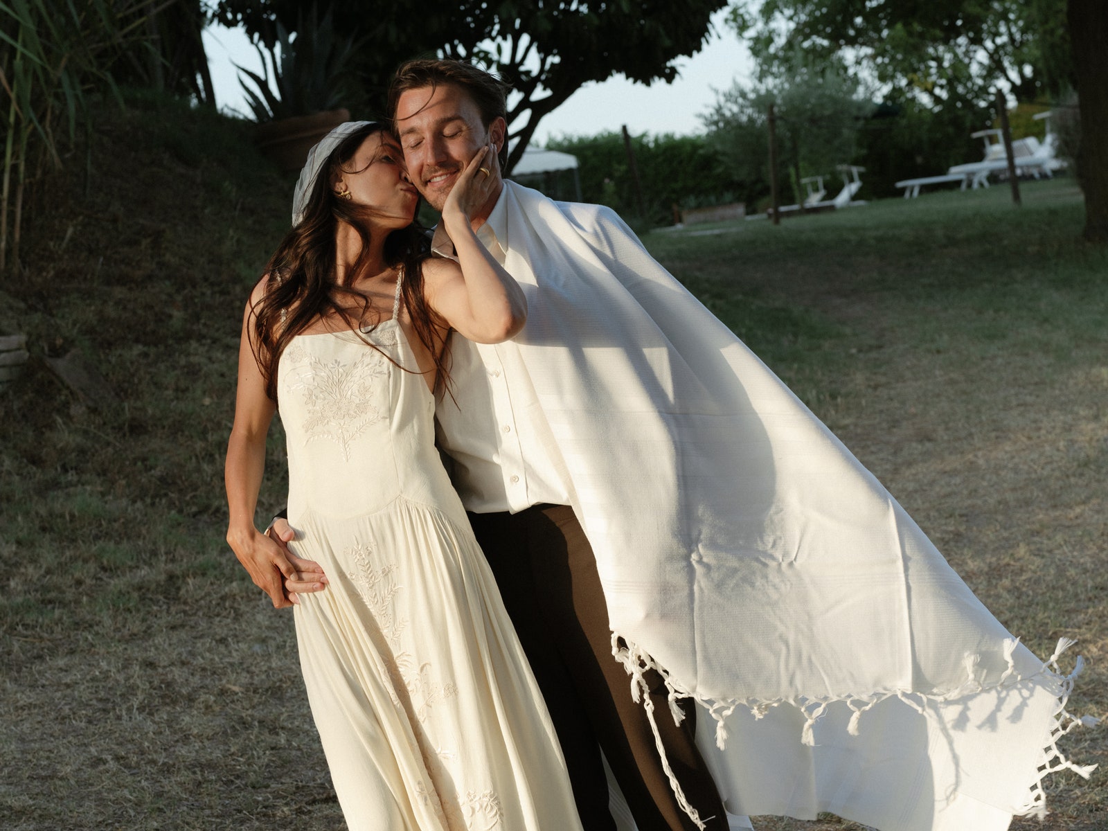 The Bride and Groom Both Wore Custom Bode for Their Entire Wedding Weekend at a Tuscan Villa