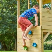 TP Treehouse Wooden Play Tower Climbing Wall - FSC<sup>&reg;</sup>  certified