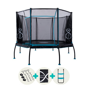 Infinity Octagonal 10ft Trampoline Bundle