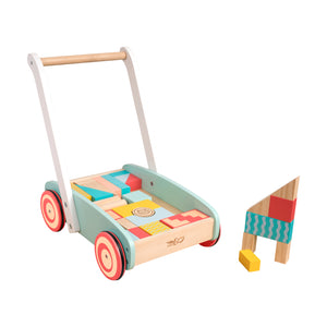 Owl & Fox Wooden Baby Walker and Blocks - FSC<sup>&reg;</sup> certified