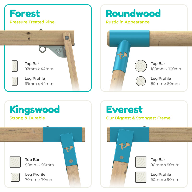 TP Forest Wooden Double Swing- FSC<sup>&reg;</sup> certified