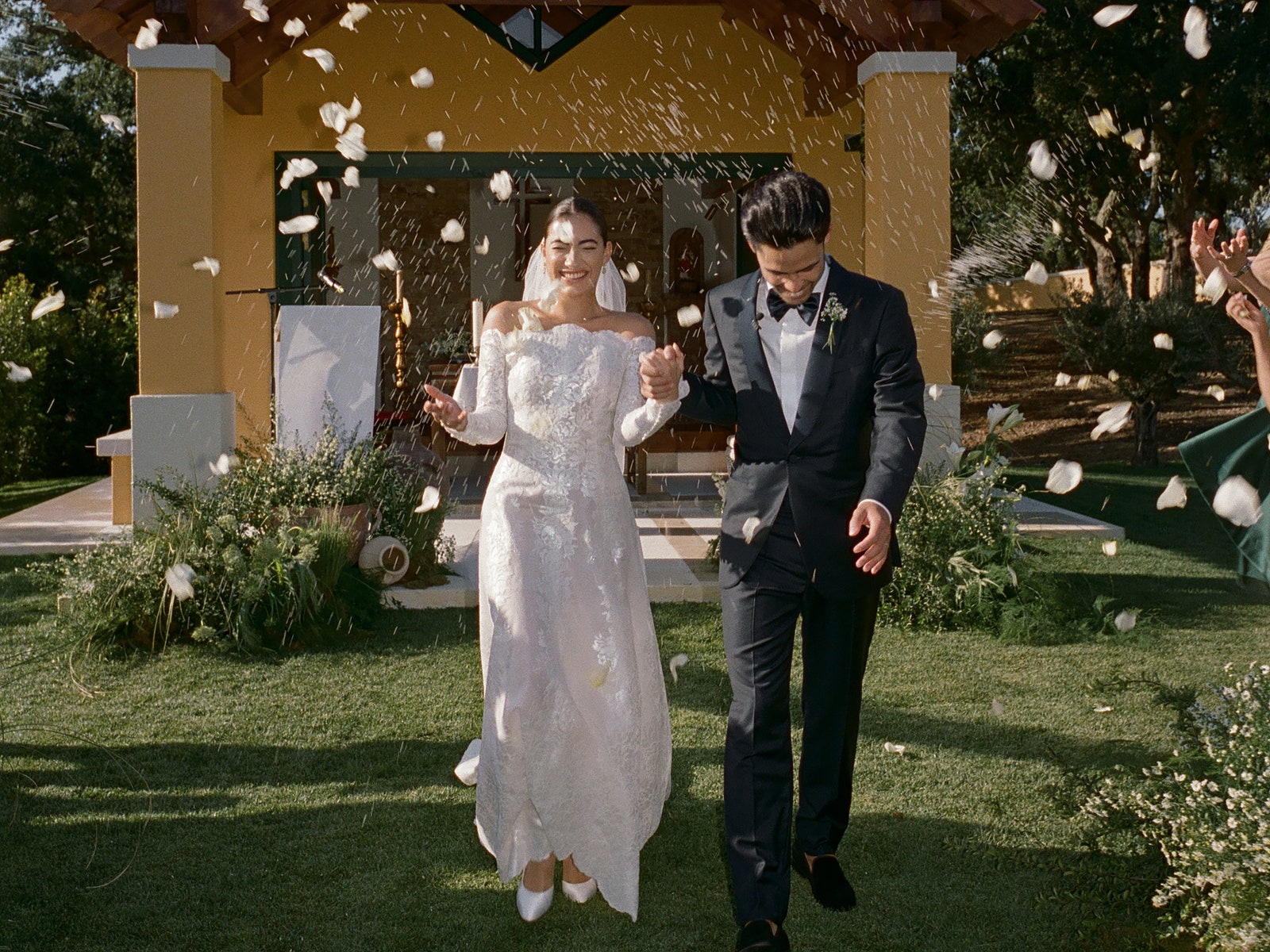 The Bride Wore Vintage Chanel to Marry at Her Childhood Home in Portugal