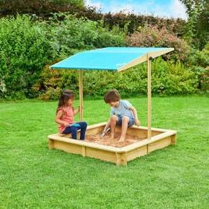 TP Wooden Sandpit with Sun Canopy - FSC<sup>&reg;</sup> certified