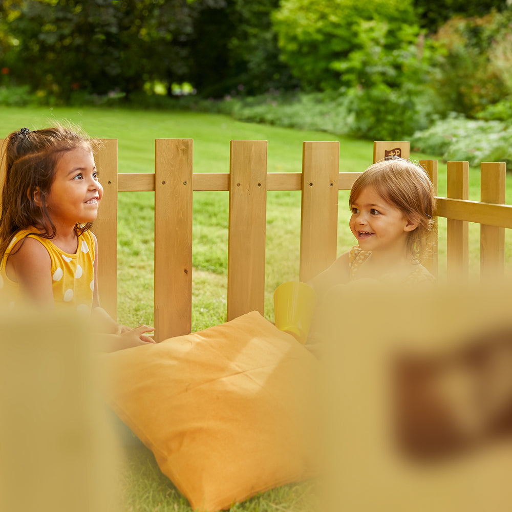 Children playing in the garden