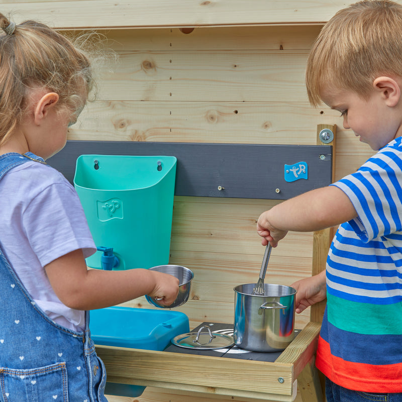 TP Hideaway Wooden Playhouse with Mud Kitchen - FSC<sup>&reg;</sup> certified