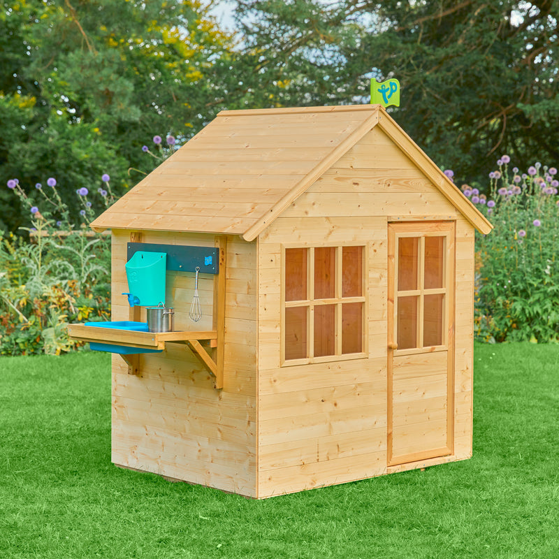 TP Hideaway Wooden Playhouse with Mud Kitchen - FSC<sup>&reg;</sup> certified