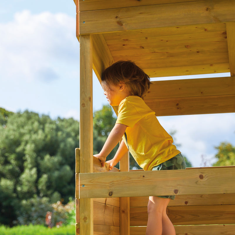 TP Treetops Wooden Tower Playhouse with Toy Box - FSC<sup>&reg;</sup> certified