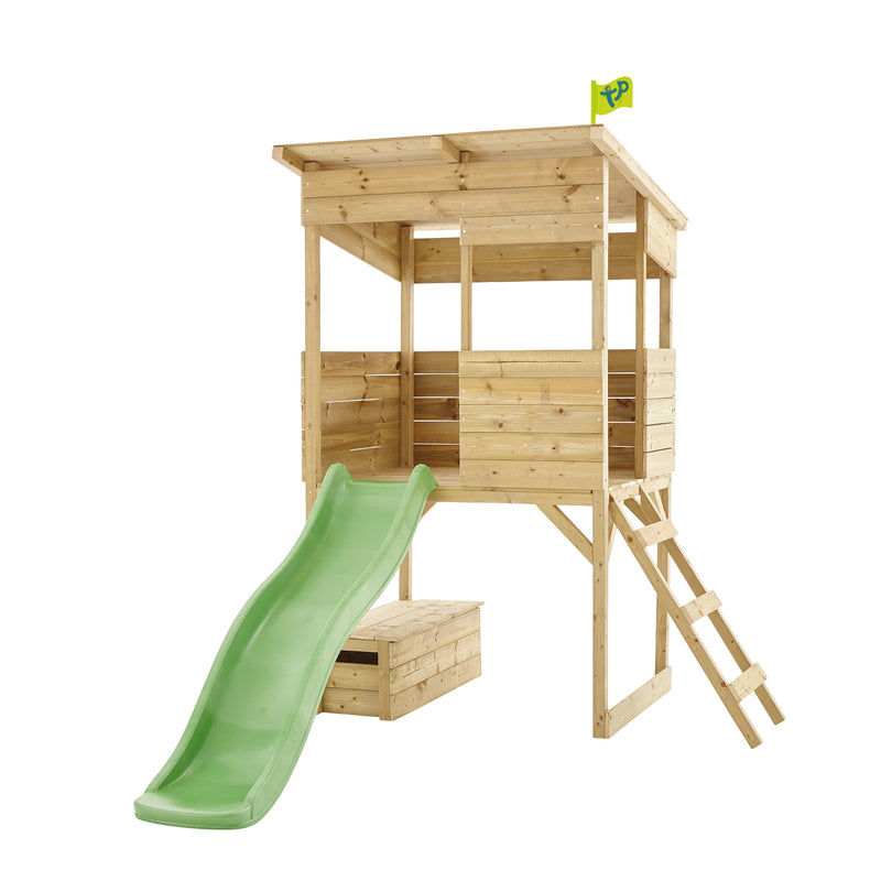 TP Treetops Wooden Tower Playhouse with Toy Box and Slide - FSC<sup>&reg;</sup> certified