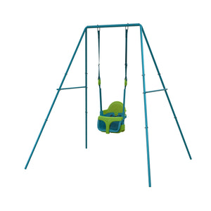 TP Small to Tall 2 in 1 Metal Swing Set with Quadpod