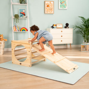 Active-Tots Pikler Style Two Climbing Cubes & Bridge - FSC<sup>&reg;</sup> certified