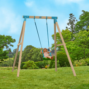 TP Kingswood Single Swing Squarewood Set - FSC<sup>&reg;</sup> certified