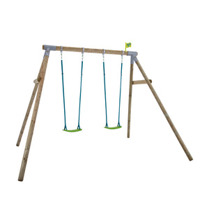 TP Knightswood Double Wooden Swing Set - FSC<sup>&reg;</sup> certified