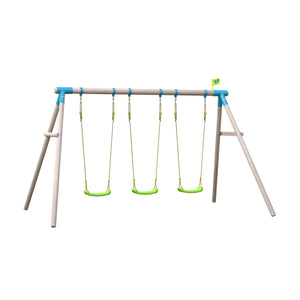 TP Triple Compact Wooden Triple Swing Set - FSC<sup>&reg;</sup> certified