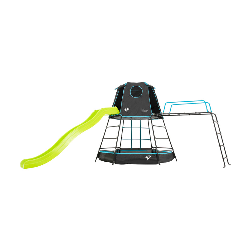 TP Explorer Metal Climbing Frame Set with Slide and Jungle Run Black Edition