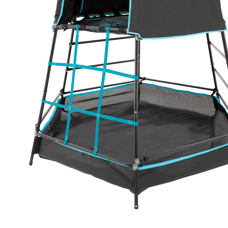 TP Explorer Metal Climbing Frame Set with Slide and Jungle Run Black Edition