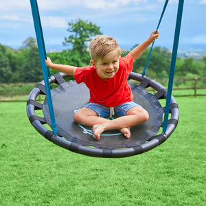 TP Knightswood Single Wooden Swing Set With Nest Swing - FSC<sup>&reg;</sup> certified