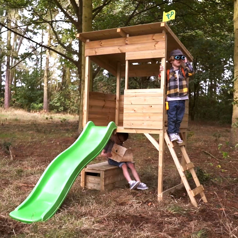 TP Treetops Wooden Tower Playhouse with Toy Box - FSC<sup>&reg;</sup> certified