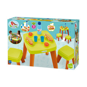 Ecoiffier Picnic Table Set and Stool