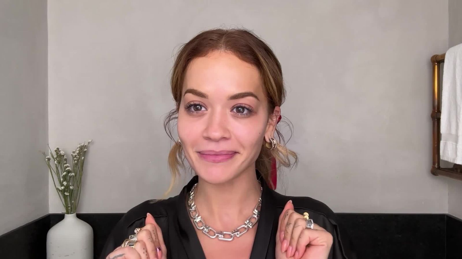 Rita Ora’s 37-Step Hair-Care, Skin-Care, and Glowy-Makeup Routine